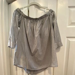 Off the shoulder shirt